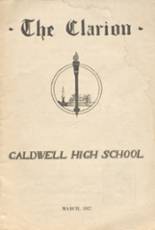 James Caldwell High School 1927 yearbook cover photo