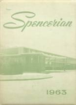 Spencer High School 1963 yearbook cover photo