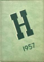 Huddleston High School 1957 yearbook cover photo