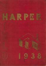 Harper High School 1938 yearbook cover photo