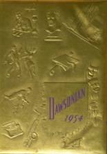 Dawson County High School 1954 yearbook cover photo