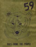 Lassen High School 1959 yearbook cover photo