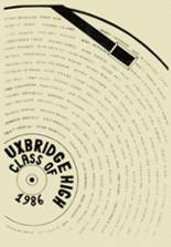 1986 Uxbridge High School Yearbook from Uxbridge, Massachusetts cover image