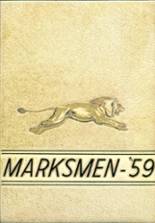 St. Mark's School of Texas 1959 yearbook cover photo