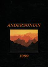 Anderson High School 1989 yearbook cover photo