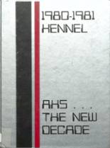 Aurora High School 1981 yearbook cover photo