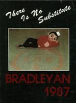 Bradley-Bourbonnais High School 1987 yearbook cover photo