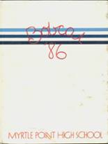 Myrtle Point Union High School 1986 yearbook cover photo