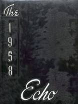 St. John Township High School 1958 yearbook cover photo