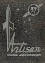 San Antonio Vo-Tech High School 1957 yearbook cover photo