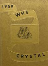 Waupaca High School 1959 yearbook cover photo