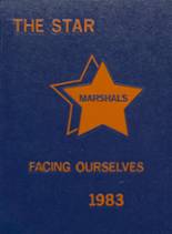 Marshall County High School 1983 yearbook cover photo