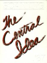 Central High School 1987 yearbook cover photo