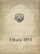 Elba High School 1954 yearbook cover photo