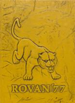 ROWVA High School 1977 yearbook cover photo