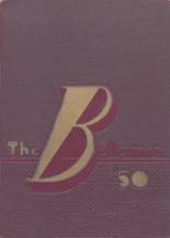 Belleville Township High School 1950 yearbook cover photo