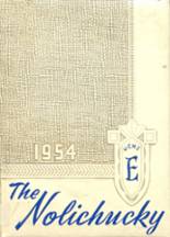 Unicoi County High School 1954 yearbook cover photo
