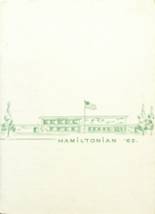 Hamilton High School 1962 yearbook cover photo
