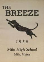 Milo High School 1958 yearbook cover photo