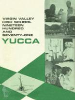 Virgin Valley High School 1971 yearbook cover photo