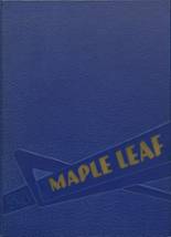 Maple City High School 1954 yearbook cover photo