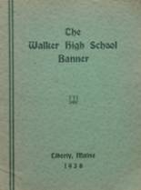 Walker High School 1938 yearbook cover photo