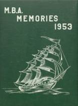 Meade Bible Academy 1953 yearbook cover photo