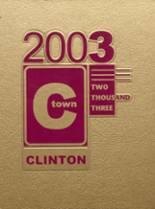 Clinton High School 2003 yearbook cover photo