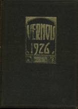 Mt. Vernon Township High School 1926 yearbook cover photo