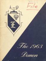 Enfield High School 1963 yearbook cover photo