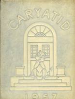 Carey High School 1957 yearbook cover photo