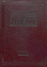 Zelienople High School 1930 yearbook cover photo