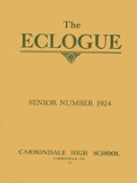 1924 Carbondale High School Yearbook from Carbondale, Pennsylvania cover image