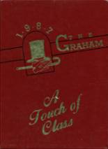 Graham High School 1987 yearbook cover photo