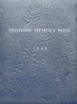 Peotone High School 1949 yearbook cover photo