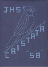 Jeromesville High School 1958 yearbook cover photo