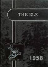 1958 Elkins High School Yearbook from Elkins, Arkansas cover image