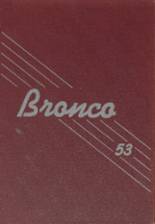 Brussels High School 1953 yearbook cover photo