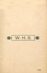 Watkins Glen High School 1912 yearbook cover photo