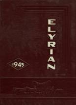 Elyria High School 1945 yearbook cover photo