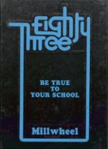 Milledgeville High School 1983 yearbook cover photo