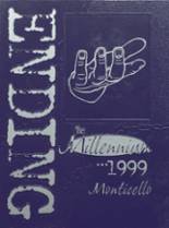 Monticello High School 1999 yearbook cover photo