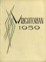 Julius T. Wright School for Girls 1959 yearbook cover photo