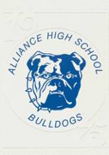 Alliance High School 1975 yearbook cover photo