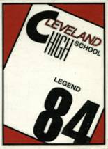 Cleveland High School 1984 yearbook cover photo