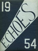 1954 York High School Yearbook from Bellevue, Ohio cover image