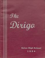 1954 Solon High School Yearbook from Solon, Maine cover image