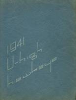 University High School 1941 yearbook cover photo