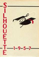 North High School 1957 yearbook cover photo