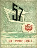 Marshall County High School 1957 yearbook cover photo